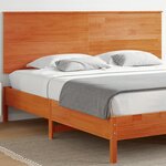 vidaXL Tête de lit cire marron 180 cm bois massif de pin