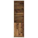 vidaXL Buffet haut vieux bois 50x35x180 cm bois d'ingénierie