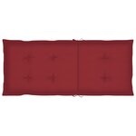 vidaXL Chaises inclinables de jardin lot de 4 et coussins Bois acacia