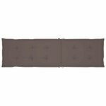 vidaXL Chaise longue d'extérieur repose-pied et coussin Acacia solide