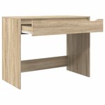 vidaXL Bureau Chêne Sonoma 100 x 50 x 78 cm Bois d’ingénierie