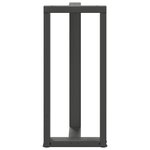 vidaXL Pieds de table de bar en T  2 pièces  anthracite  40 x 35 x (90-91) cm  acier