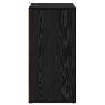 vidaXL Cabinet à chaussures avec étagère Chêne noir 60 x 35 x 70 cm