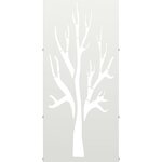 vidaXL Portant de bois chauffage blanc 40x30x80 cm