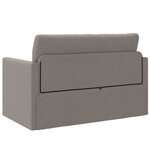 vidaXL Canapé-Lit Taupe 124 x 71 x 78 cm tissu