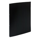 Classeur 2 anneaux 15 mm polypropylène Opaque A4  noir EXACOMPTA