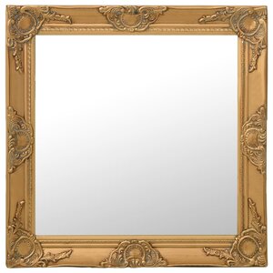 vidaXL Miroir mural style baroque 60x60 cm Doré