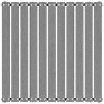 vidaXL Repose-pied de jardin avec coussin Gris Bois de pin massif