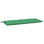 vidaXL Coussins de banc jardin lot de 2 vert 120x50x7 cm tissu Oxford