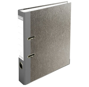 Classeur à levier papier marbre gris dos de 50mm - A4 x 20 EXACOMPTA