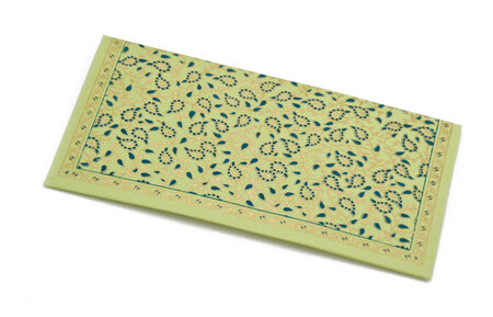 PAPERTREE TAJ Lot de 5 Enveloppes cadeau 19x10 cm-Anis