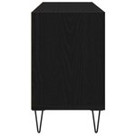 vidaXL Meuble TV Chêne noir 103 5 x 30 x 50 cm Bois d'ingénierie
