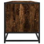 vidaXL Meuble TV chêne fumé 180 5x40x46 cm bois d'ingénierie