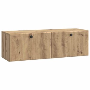 vidaXL Meuble TV mural 98 x 31 x 30 cm Chêne artisanal