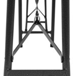 vidaXL Bancs de jardin pliables lot de 2 180 cm PEHD Noir