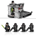 Lego 75324 star wars l'attaque des dark troopers  jouet mandalorian a construire avec minifigure luke skywalker et son sabre laser