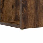 vidaXL Bureau Chêne fumé 108 x 55 x 103 5 cm Bois d'ingénierie