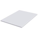 vidaXL Coussins de Matelas Blanc 140 x 190 cm