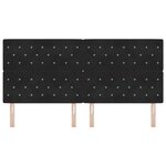 vidaXL Tête de Lit LED avec des lumières à LED Noir 100 cm Velours