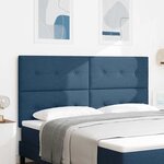 vidaXL Tête de lit avec tête de lit Bleu 180 cm tissu
