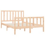 vidaXL Cadre de lit sans matelas 160x200 cm bois massif de pin