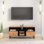 vidaXL Meuble TV 100x33x46 cm bois d'acacia solide