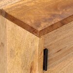 vidaXL Buffet 116x35x75 cm Bois de manguier massif