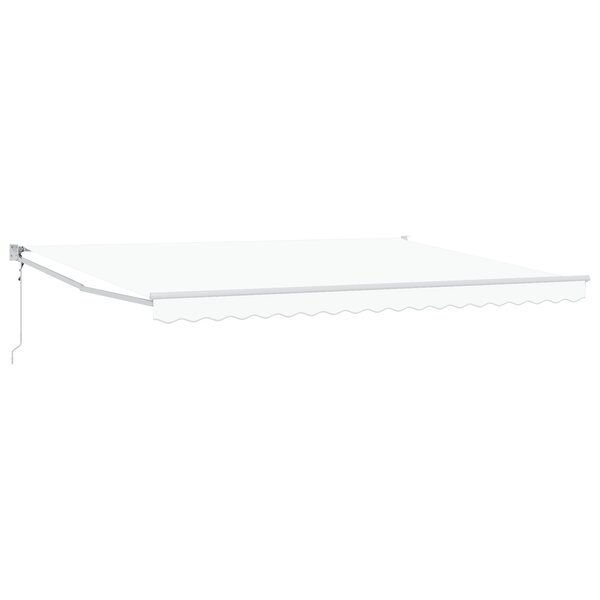 vidaXL Store Rétractable Automatique Blanc 450x300 cm
