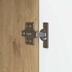 vidaXL Buffet Chêne artisanal 89 x 34 5 x 80 cm Bois d'ingénierie