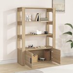 vidaXL Buffet Chêne sonoma 80x30x119 5 cm Bois d'ingénierie