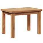 vidaXL Table basse Marron 50 x 35 x 36 cm Bois de teck solide