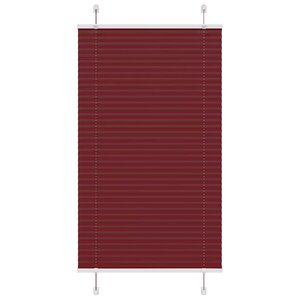 vidaXL Store plissé rouge bordeaux 70x150 cm largeur du tissu 69 4 cm