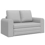 vidaXL Canapé-Lit 60cm Gris nuage tissu