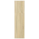 vidaXL Bibliothèque chêne sonoma 40x30x114 cm bois d'ingénierie