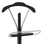 vidaXL Valet de chambre 45 x 35 x 107 cm Noir et gris