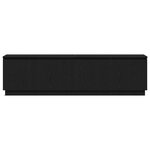 vidaXL Meuble TV Chêne noir 180 x 38 x 49 cm Bois d'ingénierie