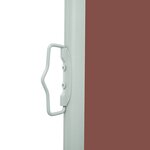 vidaXL Auvent latéral rétractable de patio 120x500 cm Marron