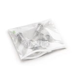 Sachet plastique 50  recyclé transparent à curseur 23x30 cm (lot de 250)