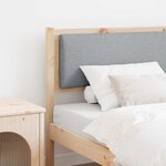 vidaXL Tête de lit Autre Marron 90 cm Bois massif en pin