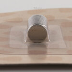 Aimants forts aspect métal Ø 1 cm x 8 pièces