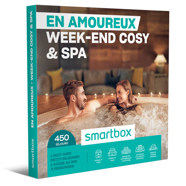 SMARTBOX - Coffret Cadeau En amoureux - Week-end cosy & spa -  Séjour
