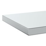 vidaXL Étagères murales 2 Pièces 75x30x3 cm argenté acier inoxydable
