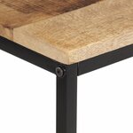 vidaXL Table console 70x35x70 cm bois de manguier massif brut