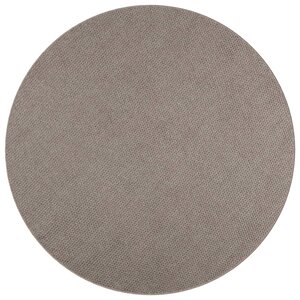 vidaXL Tapis d'intérieur LUGO Crème et Taupe Ø 120 cm Polyester