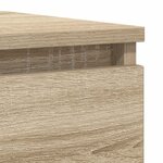 vidaXL Buffet chêne sonoma 37 5x35x99 cm bois d'ingénierie