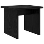 vidaXL Cabinet à chaussures 2 Pièces Chêne noir Bois d'ingénierie