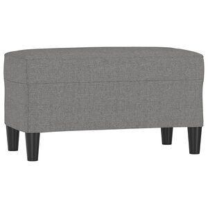 vidaXL Banc Gris foncé 70x35x41 cm Tissu