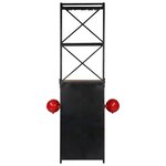 vidaXL Cave à vin Tracteur 49x31x172 cm Bois massif de manguier