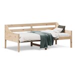 vidaXL Lit de jour sans matelas 90x190 cm bois de pin massif
