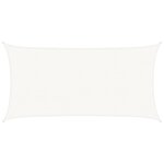 vidaXL Voile d'ombrage 160 g/m² Blanc 2x3 5 m PEHD